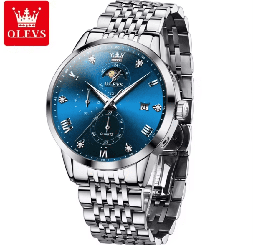 Montre de luxe en acier inoxydable pour homme 4361