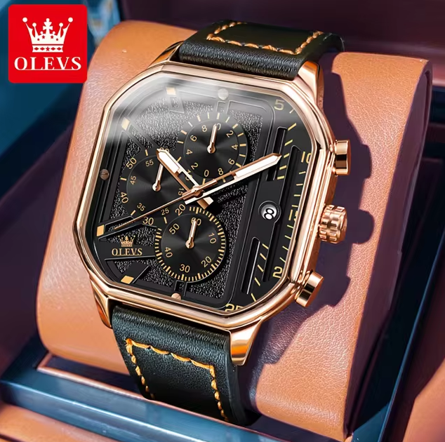 Montre chronographe étanche pour hommes 3636