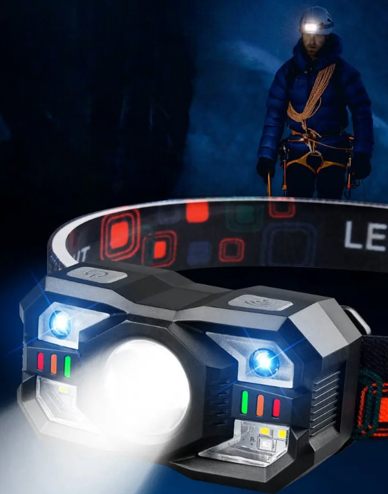 Lampe frontale super lumineuse rechargeable 1923