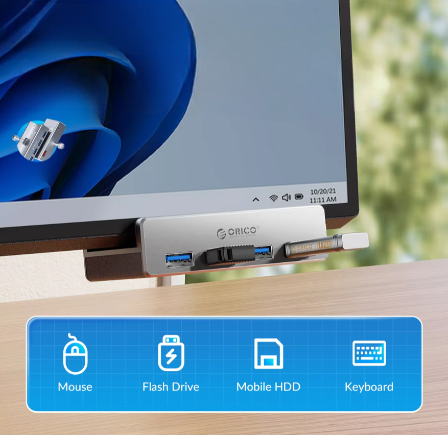 Adaptateur répartiteur avec clip (6 en 1) 3469