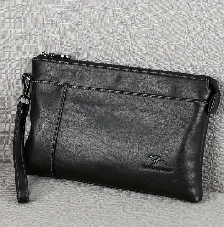 Sac à main en cuir élégant pour hommes