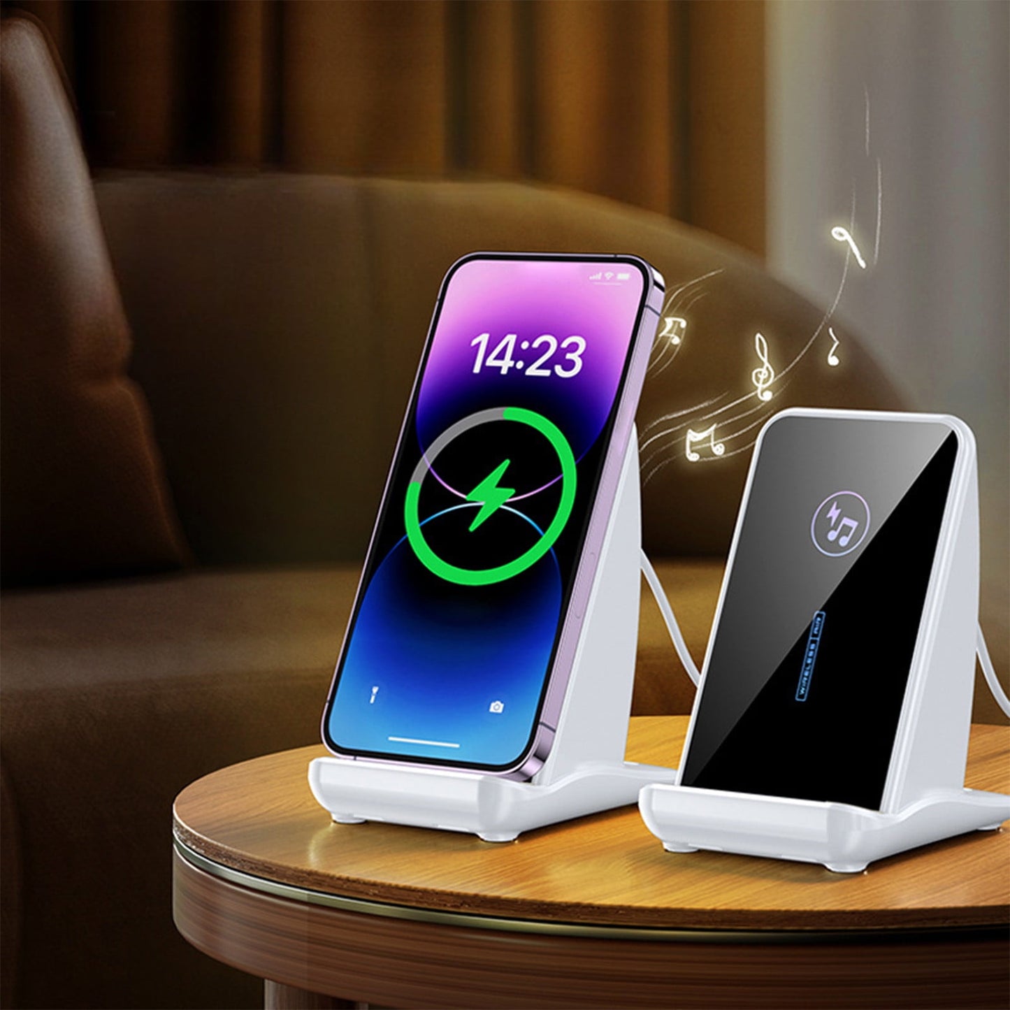 Chargeur sans fil rapide et haut-parleur Bluetooth 6431