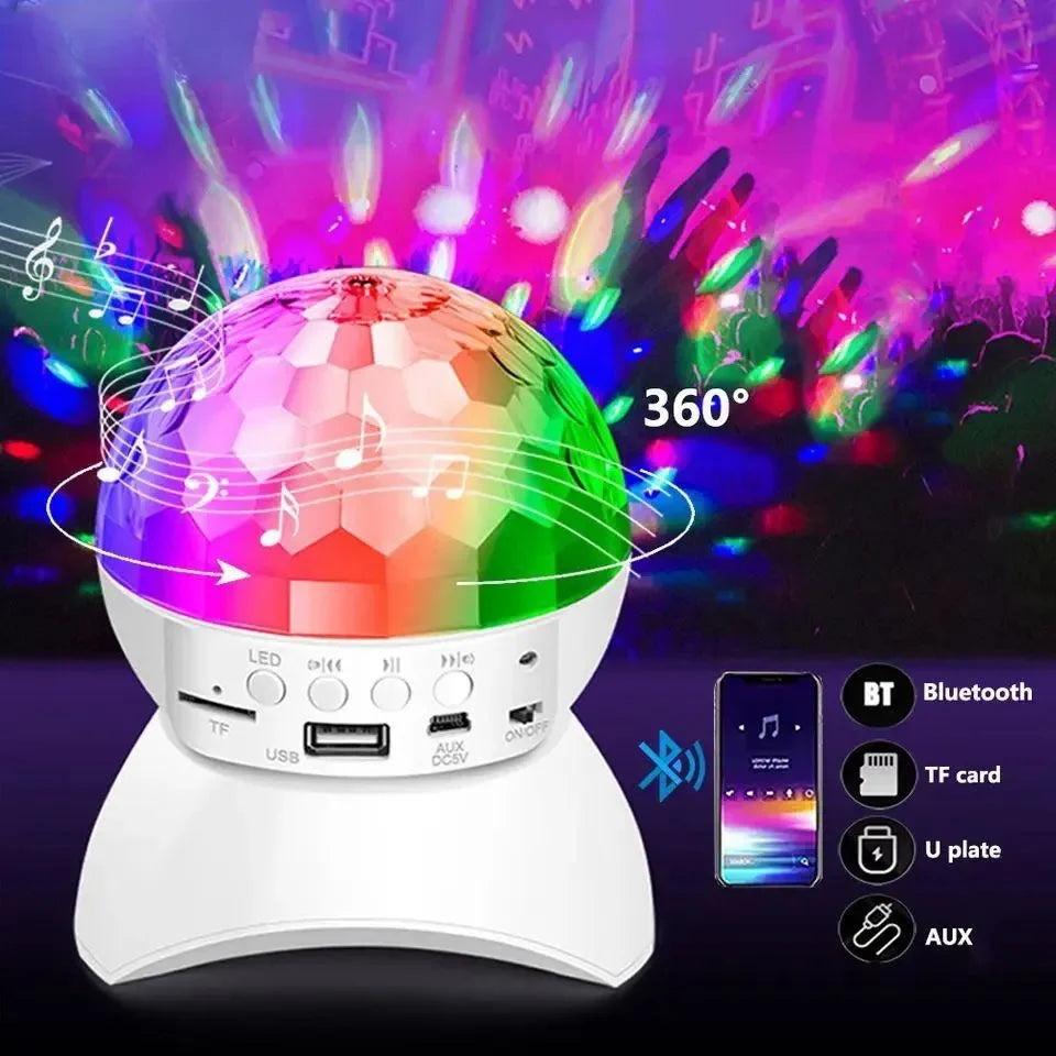 lumière boule disco avec Haut-parleur Bluetooth