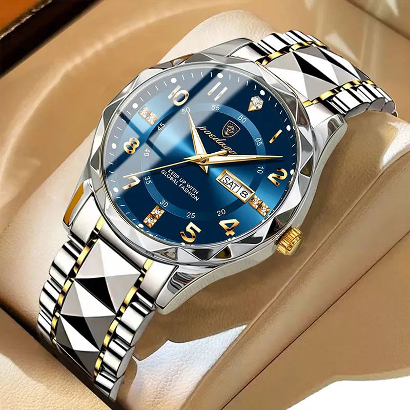 montre de luxe en acier inoxydable pour homme 3603