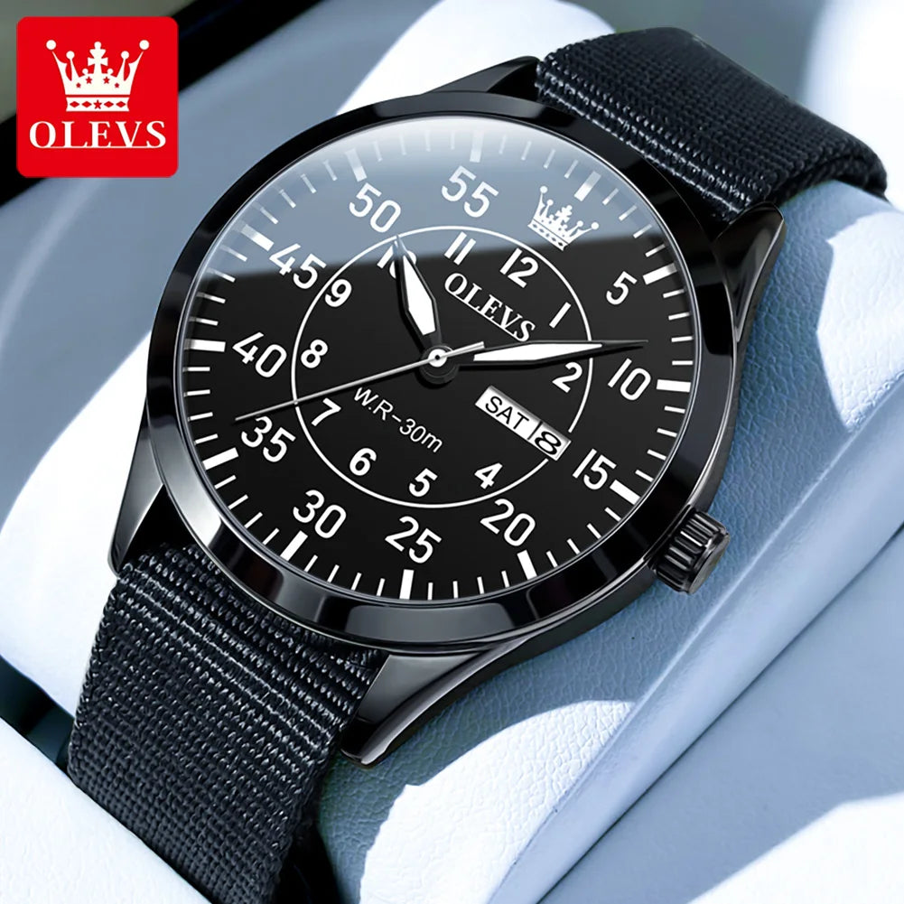 Montre de luxe à quartz pour homme 6572