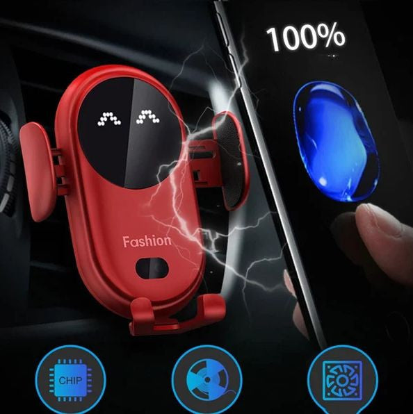 support de téléphone et chargeur Sans Fil rapide pour Voiture