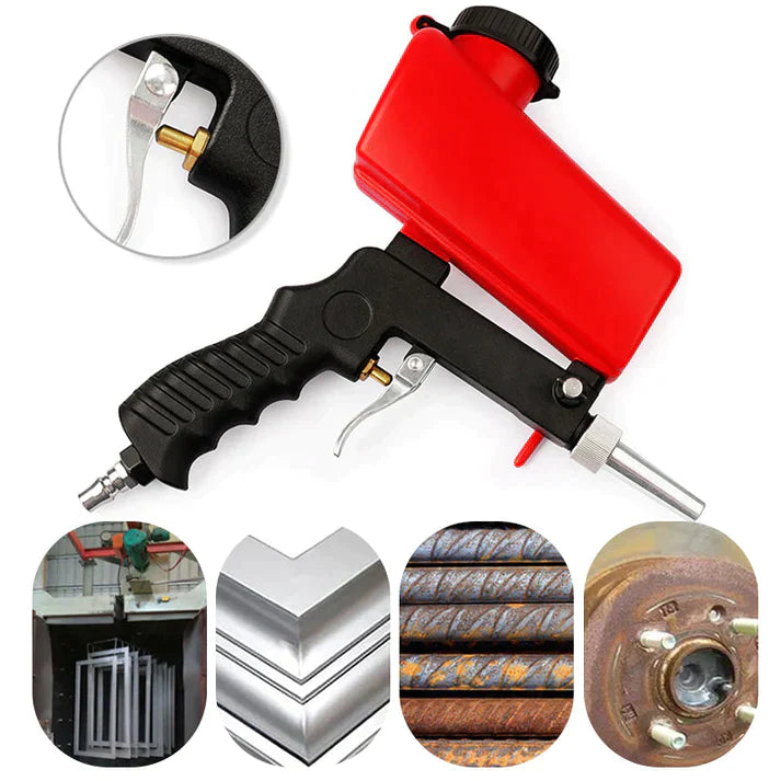 Pistolet de sablage pneumatique portable à main