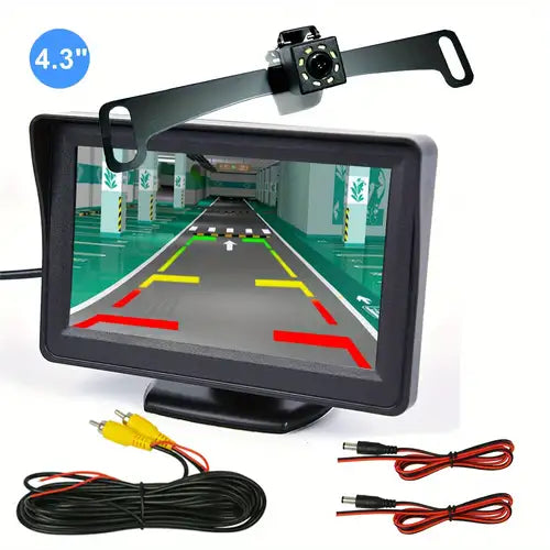 Moniteur de recul de voiture LCD avec caméra