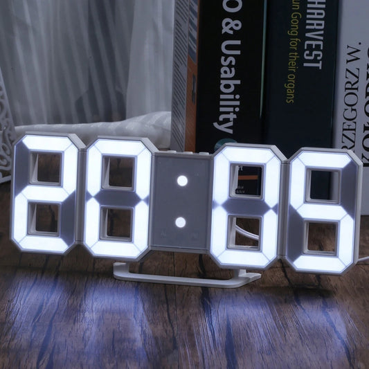 Horloge murale numérique 3D LED