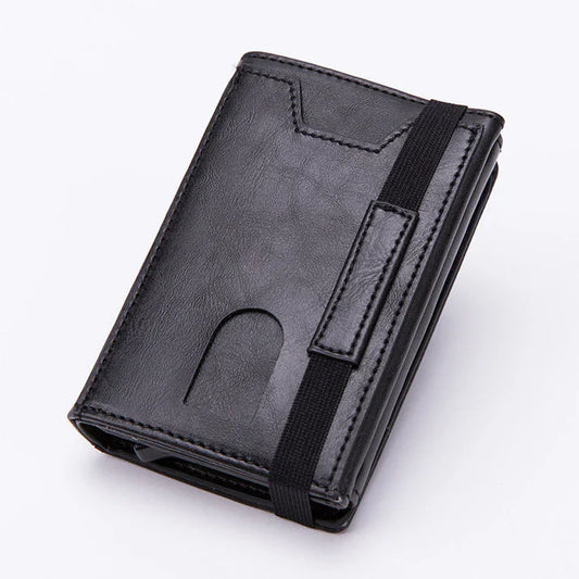 Portefeuille de luxe en cuir RFID pour hommes