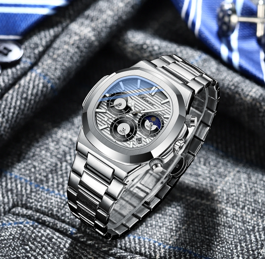 Montre à quartz de luxe pour homme