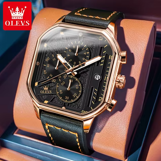 Montre chronographe étanche pour hommes 3636