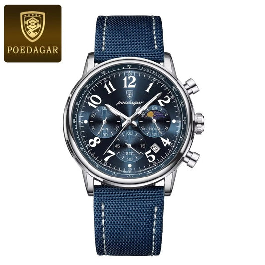 Montre de luxe à quartz pour hommes