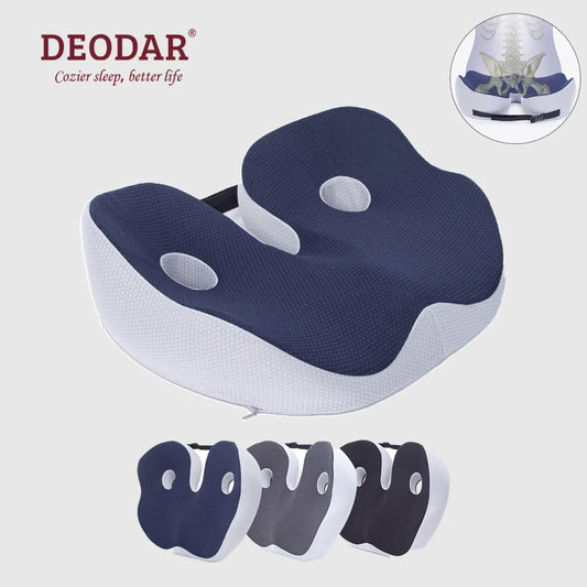Oreiller médical pour une assise confortable et saine au bureau et en voiture