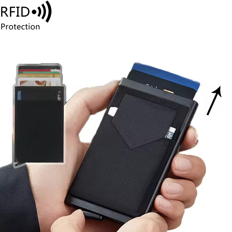 Porte-cartes RFID Minimaliste pour Hommes 4356