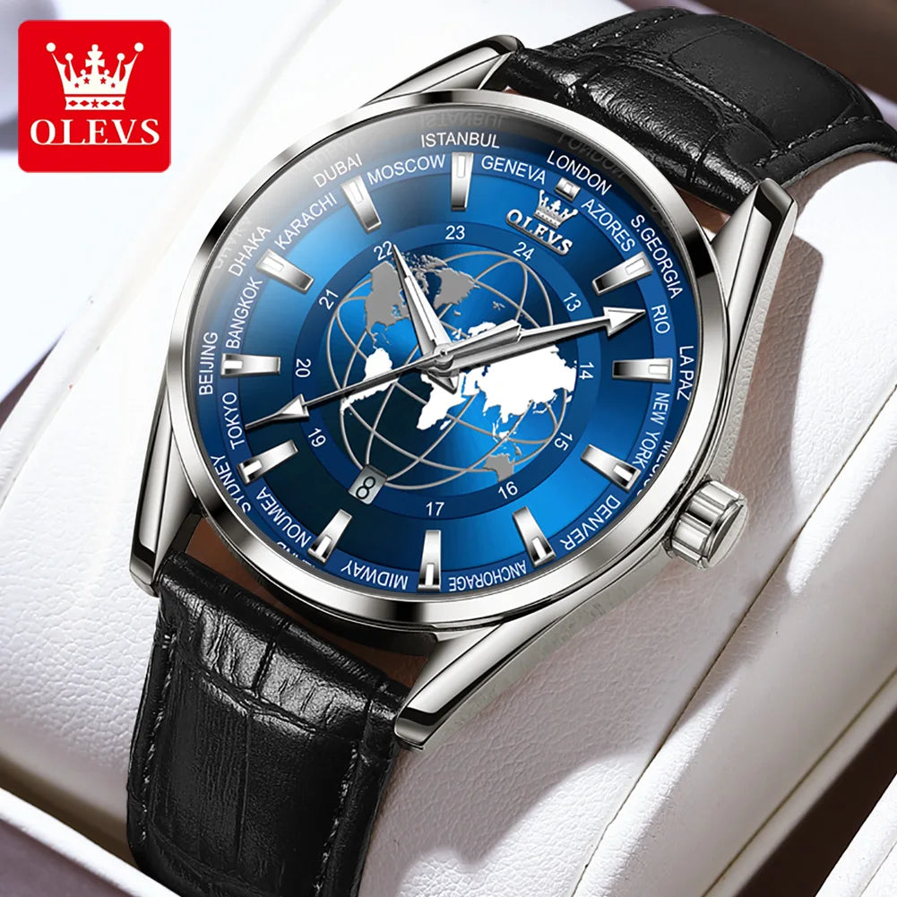 Montre à quartz de luxe pour homme