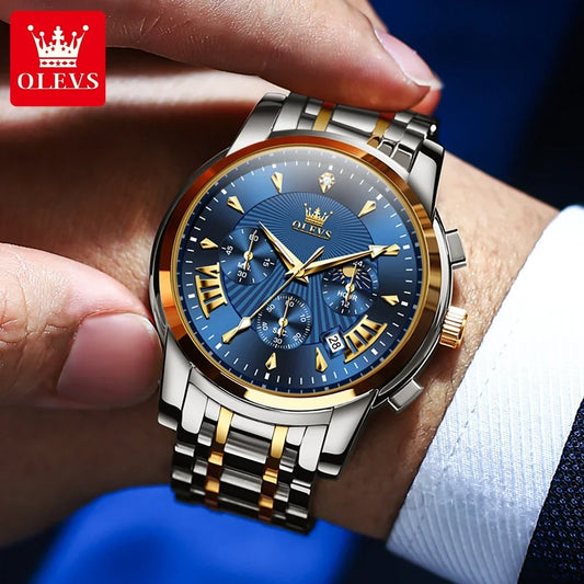 Montre à quartz de luxe pour homme