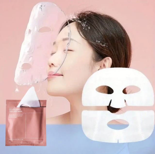 Masque facial hydratant en collagène