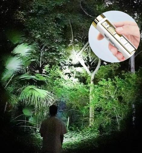 Lampe de poche rechargeable avec lumière latérale 2939